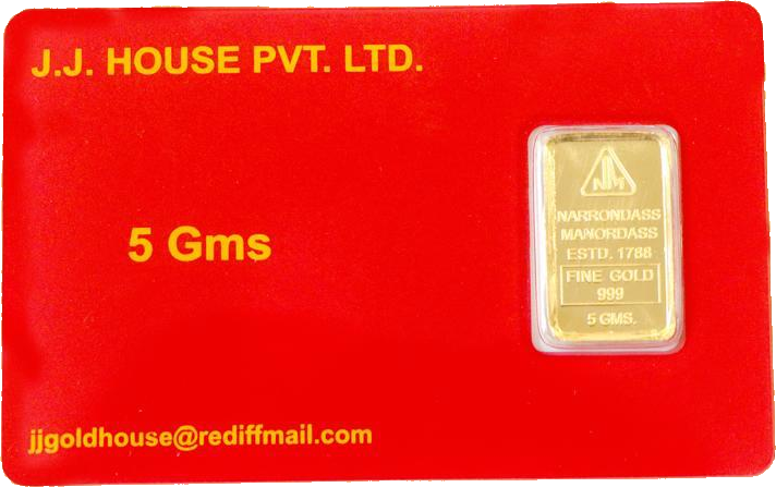 5 Gms Gold Bar