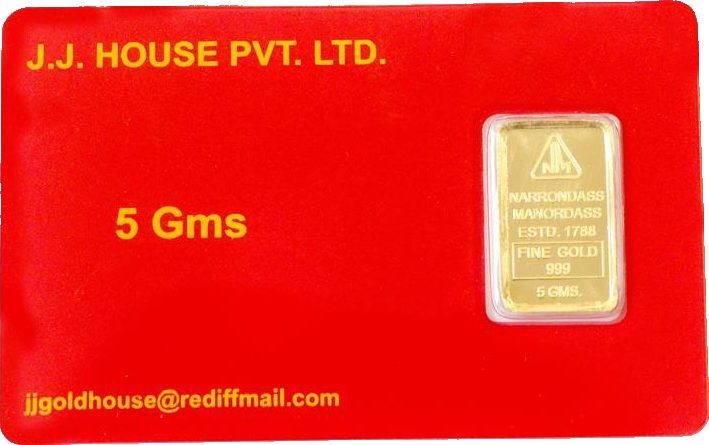 5 Gms Gold Bar